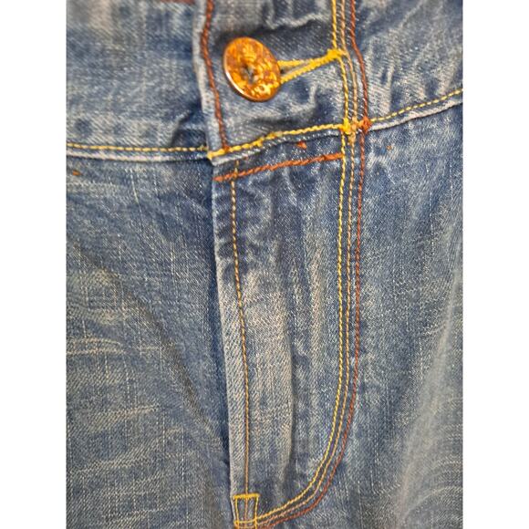 Levi's Slim Straight Slightly Faded and Distressed Jeans Size 36x30 - Picture 8 of 10